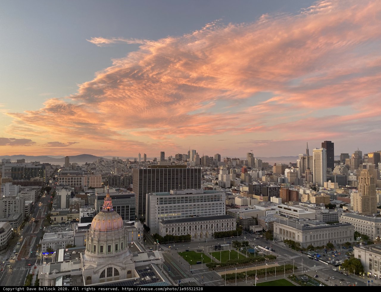 San Francisco Skyline at Sunset