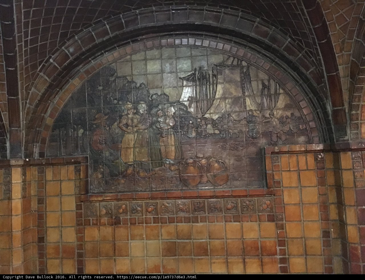Subway Mural of an Ancient Crypt