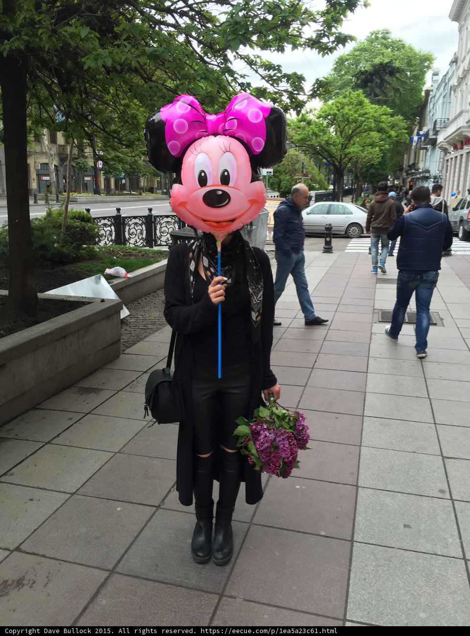 Balloon Portrait in Tbilisi