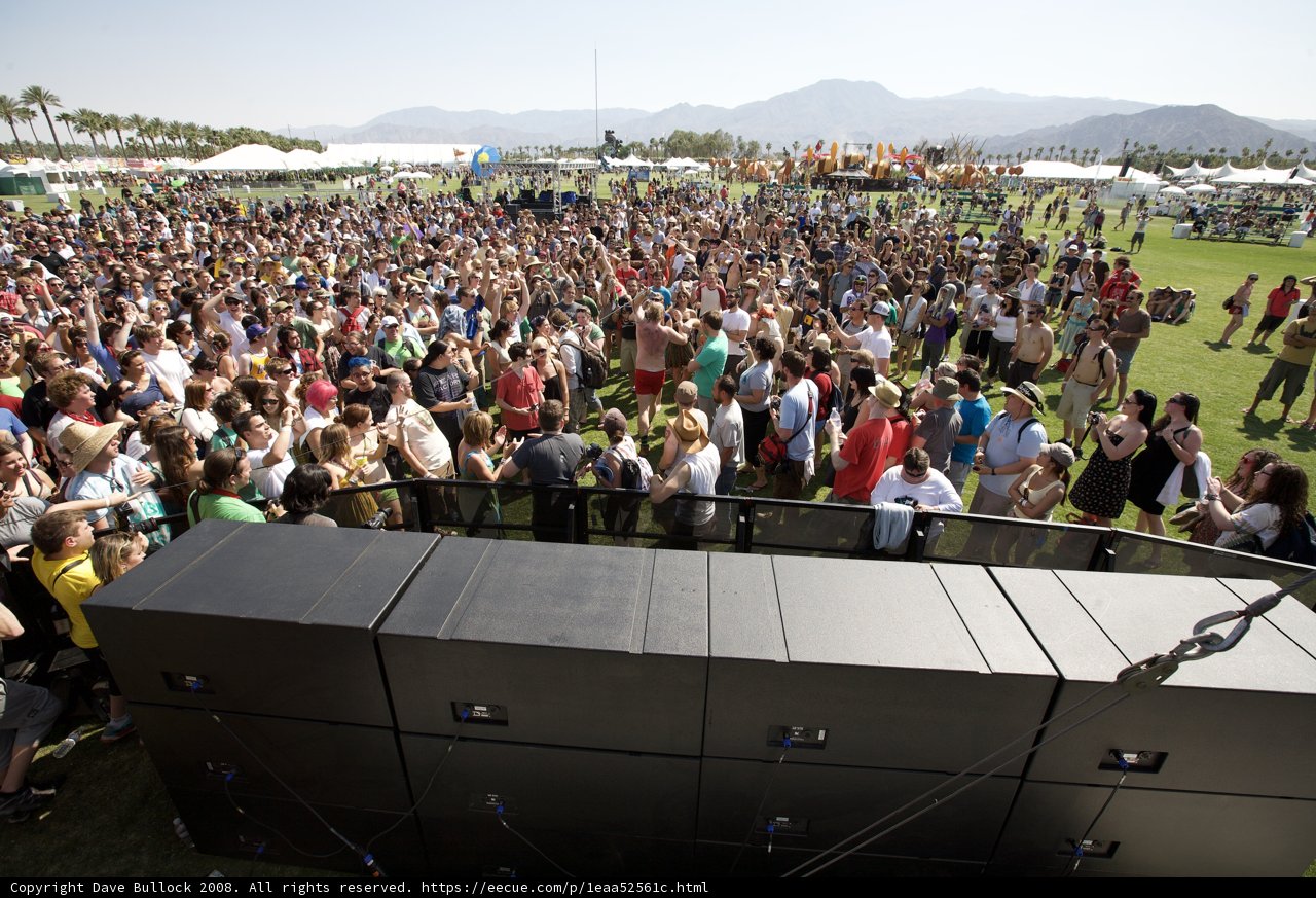 The Massive Crowd at Coachella 2008