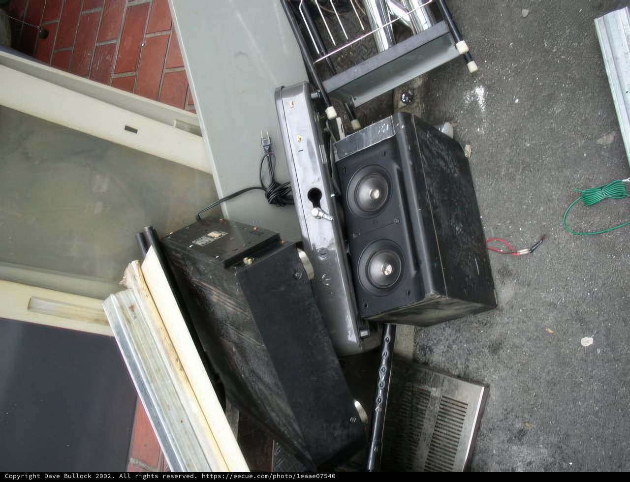 Broken Electronics in the Streets of Osaka