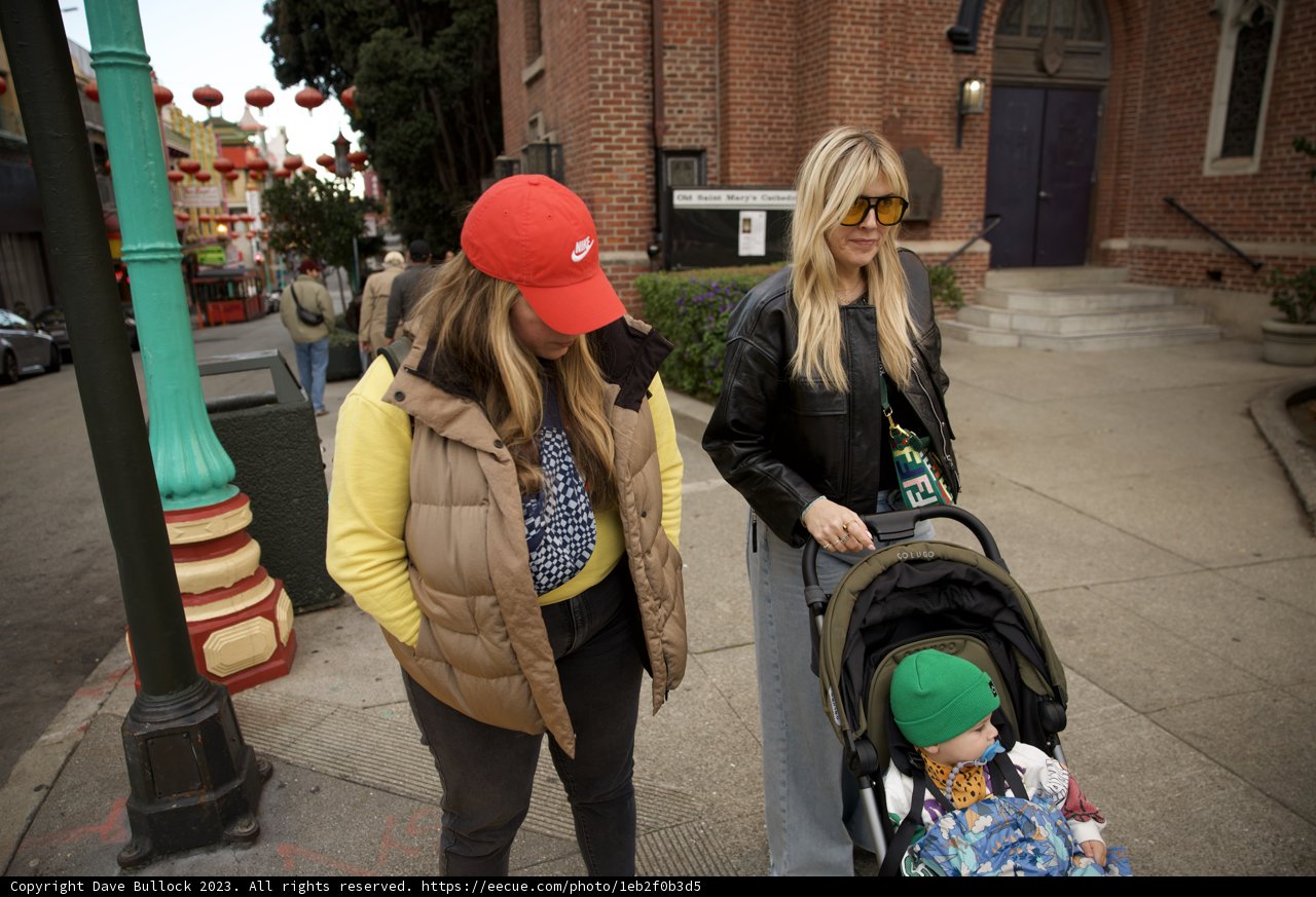 Chinatown Stroll: A Candid Urban Moment