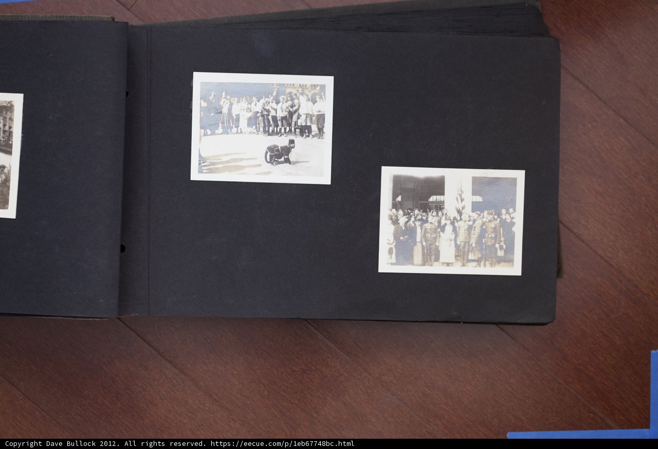 Curtis Family Memories in a Black Photo Album