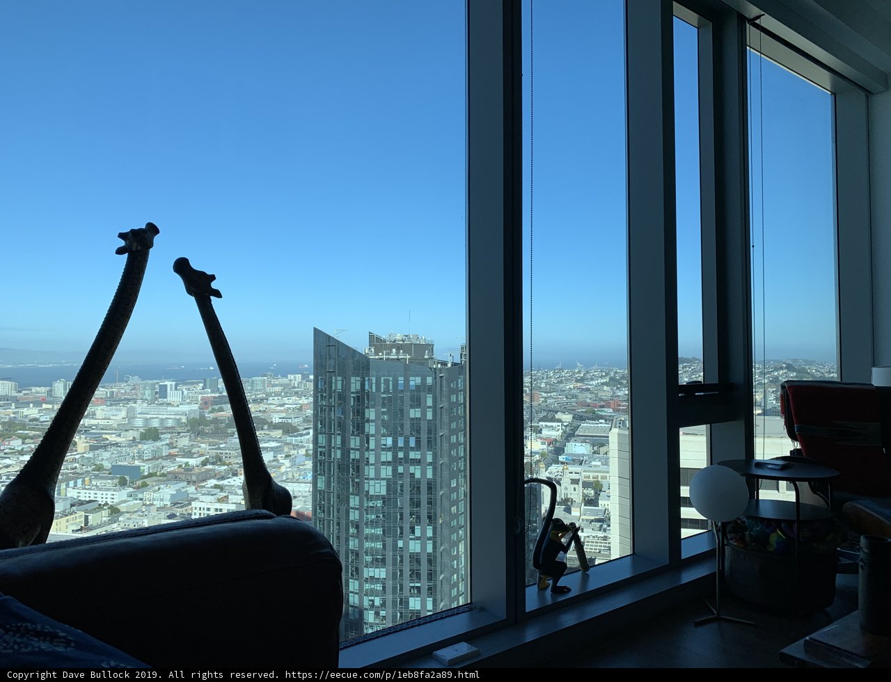 Cityscape View from San Francisco Penthouse