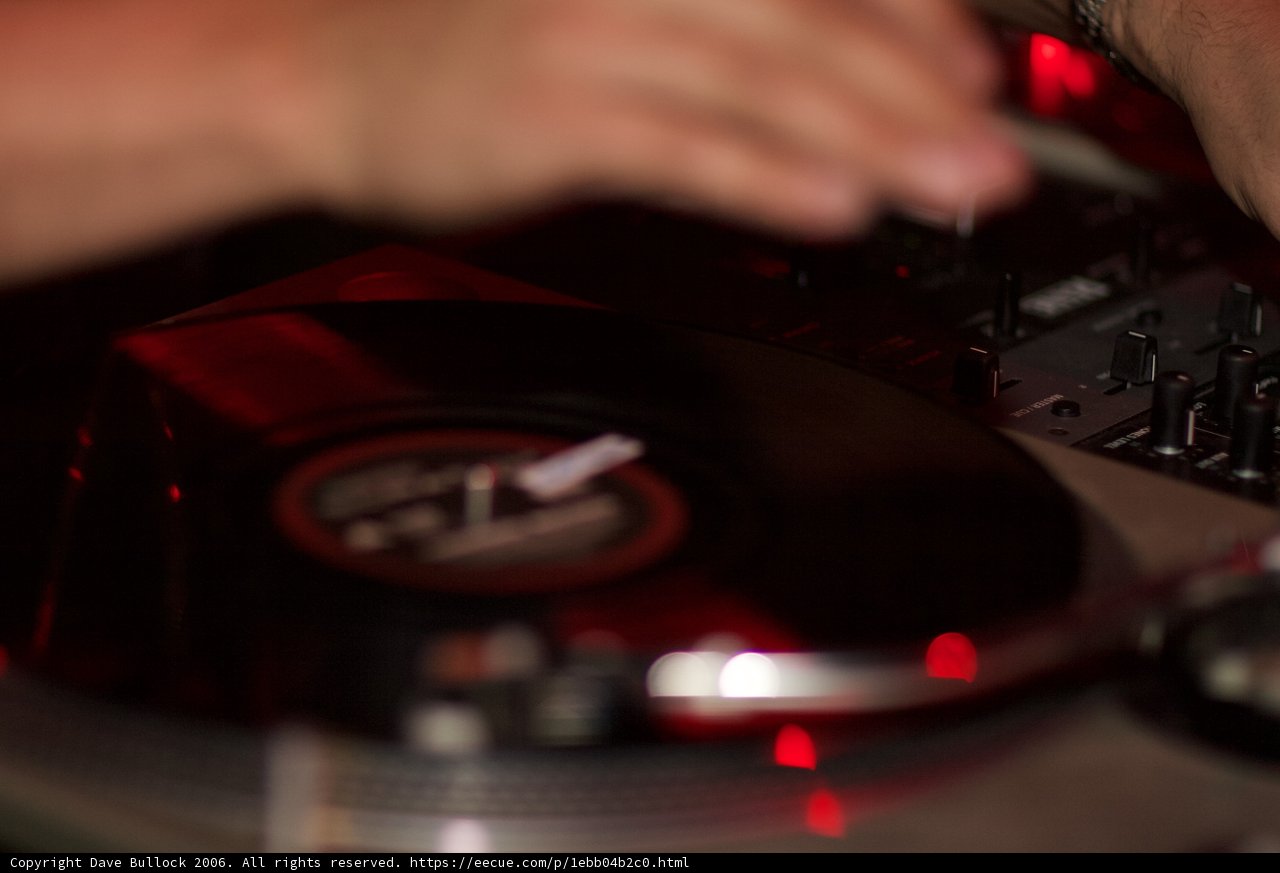 Red-Lit DJ Set