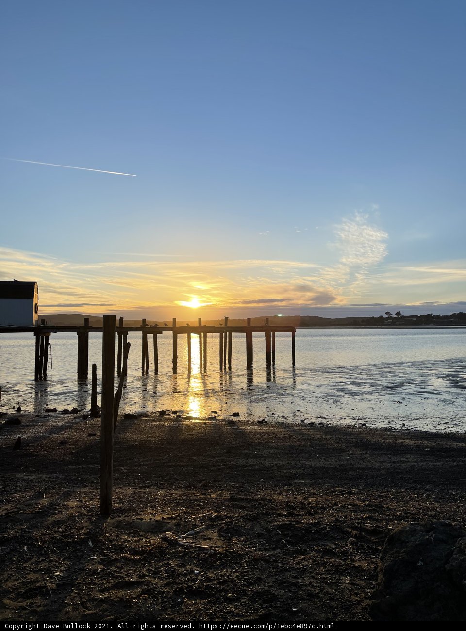 Sunset at Bodega Bay Pier