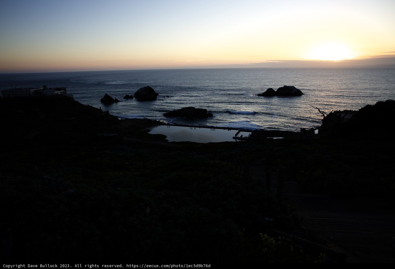 Mesmerizing Sunset at Sutro Baths