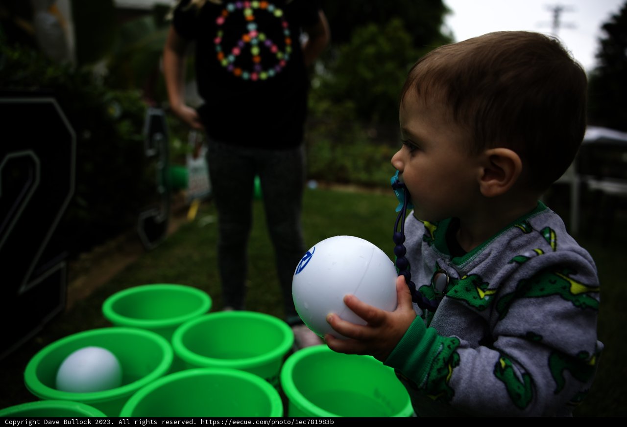 A Playful Moment at Cam's Grad Party