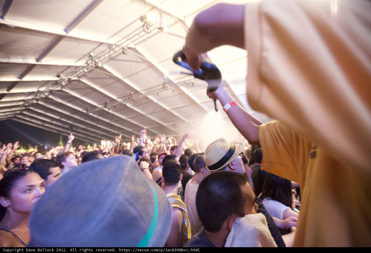 Urban Crowd at Coachella Music Festival