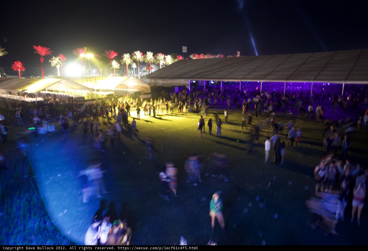 Nighttime Festivities at Coachella