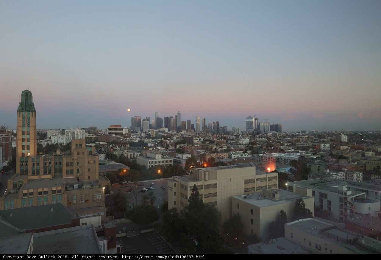 Moonrise over the Metropolis