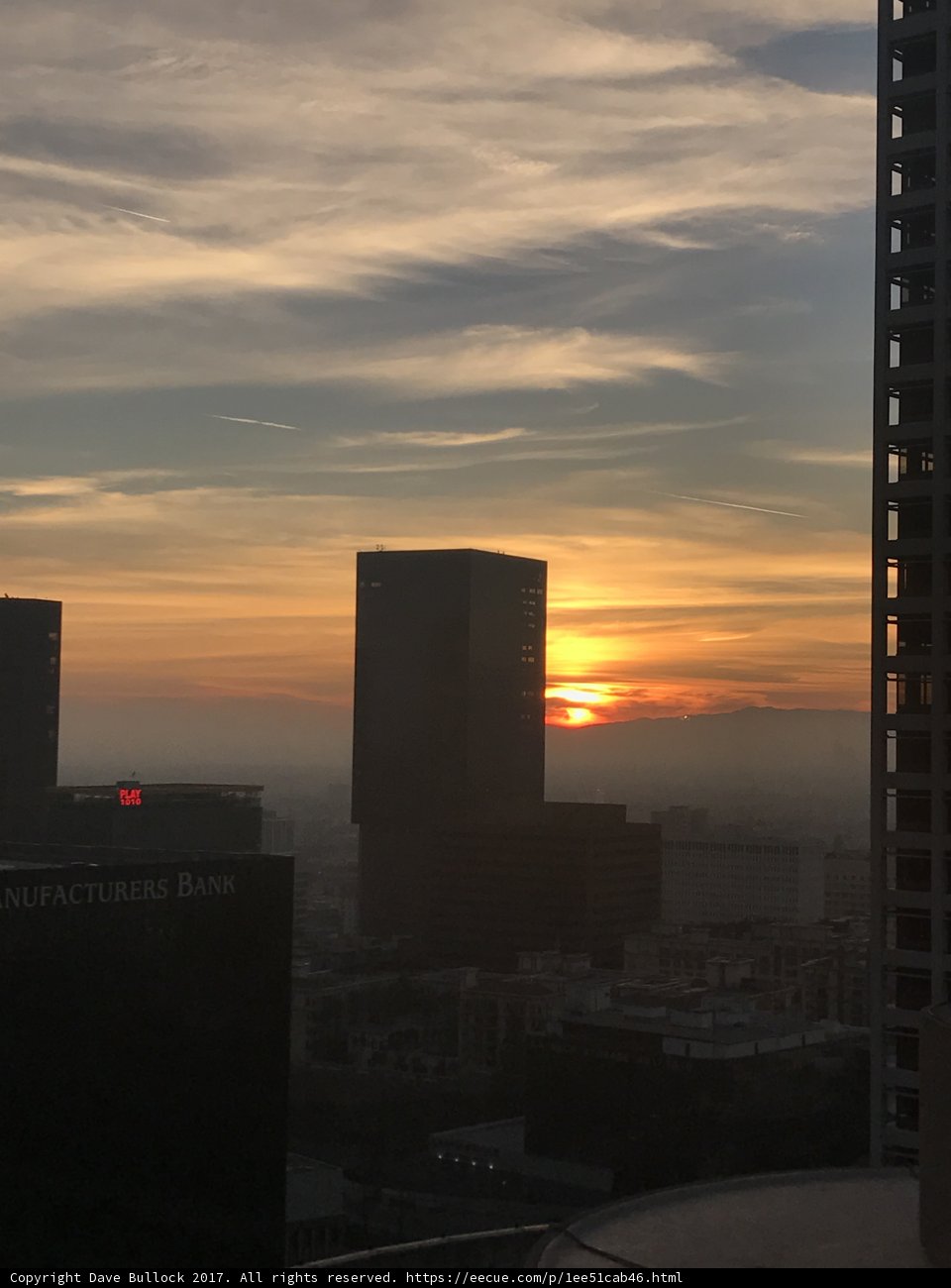 City of Angels at Sunset