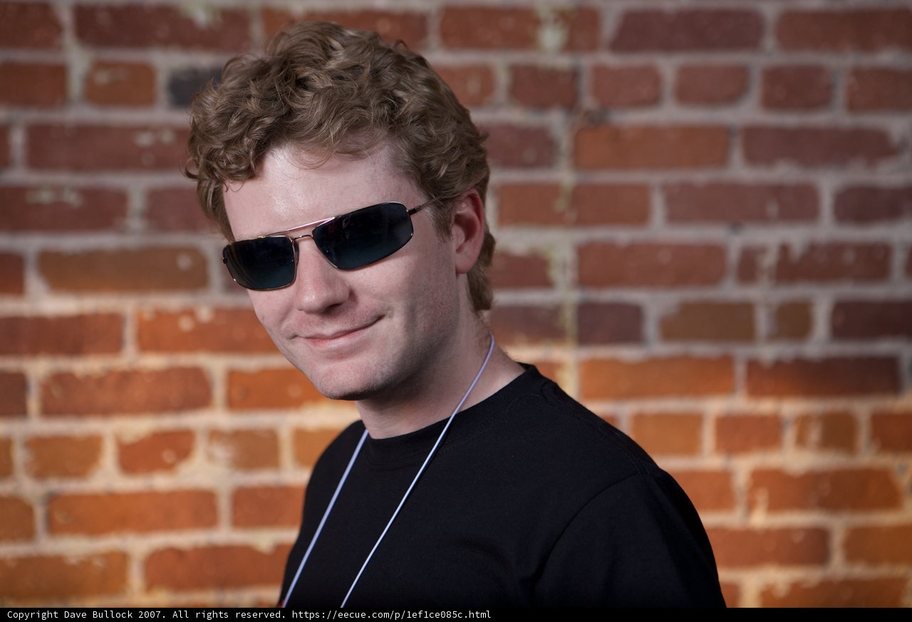 Smiling Man in Sunglasses