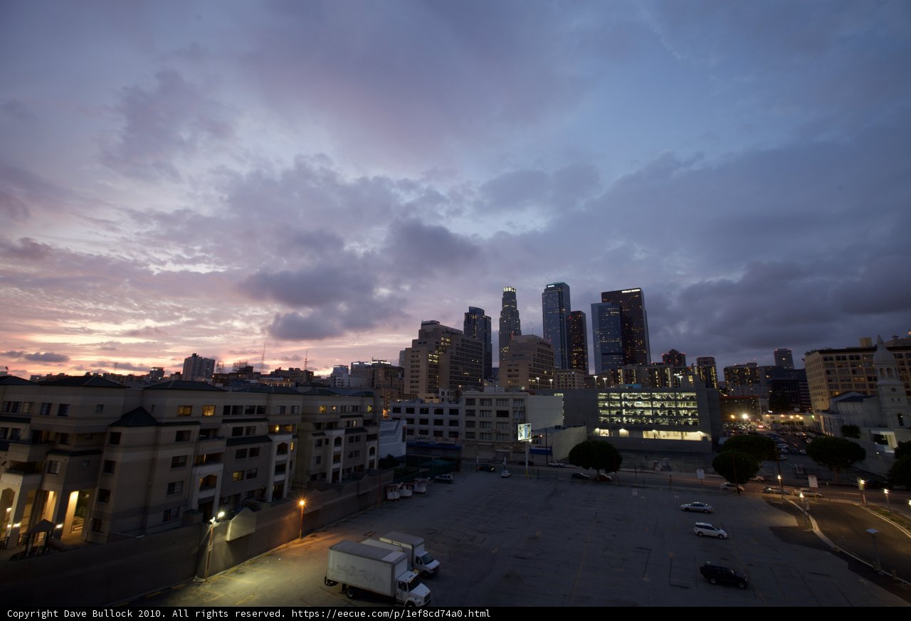 Sunset over the Urban Metropolis