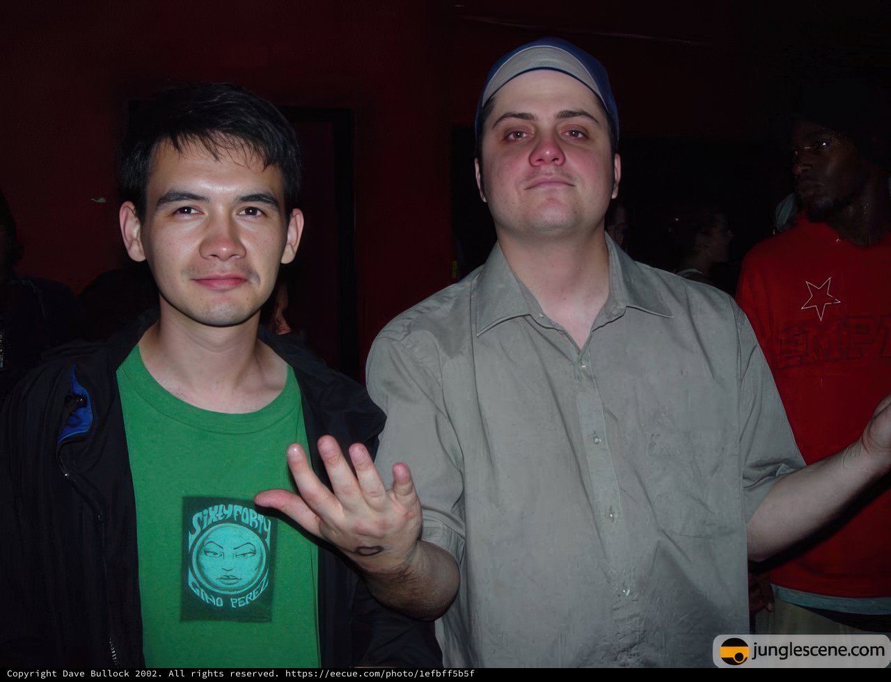 Two Men Enjoying the Nightlife