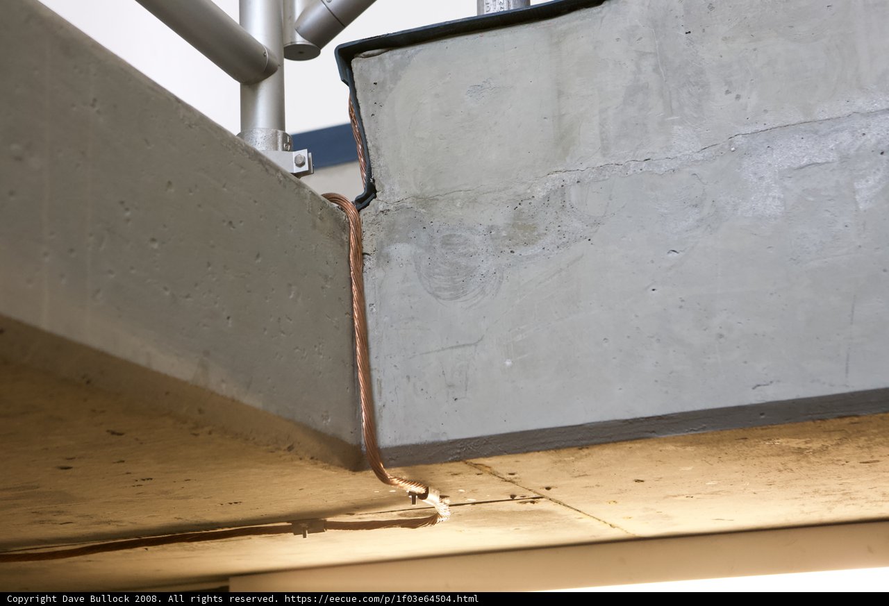 Pipe Attached to Concrete Wall