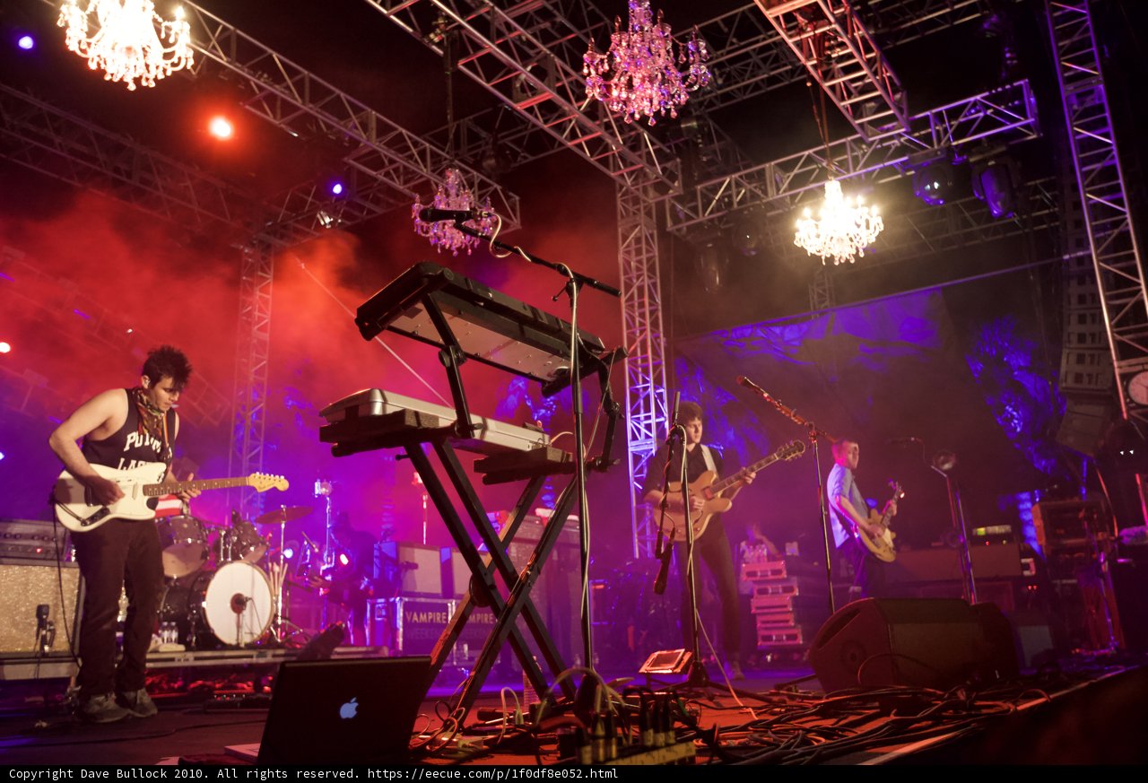 Rocking the Stage with Lights and Chandelier