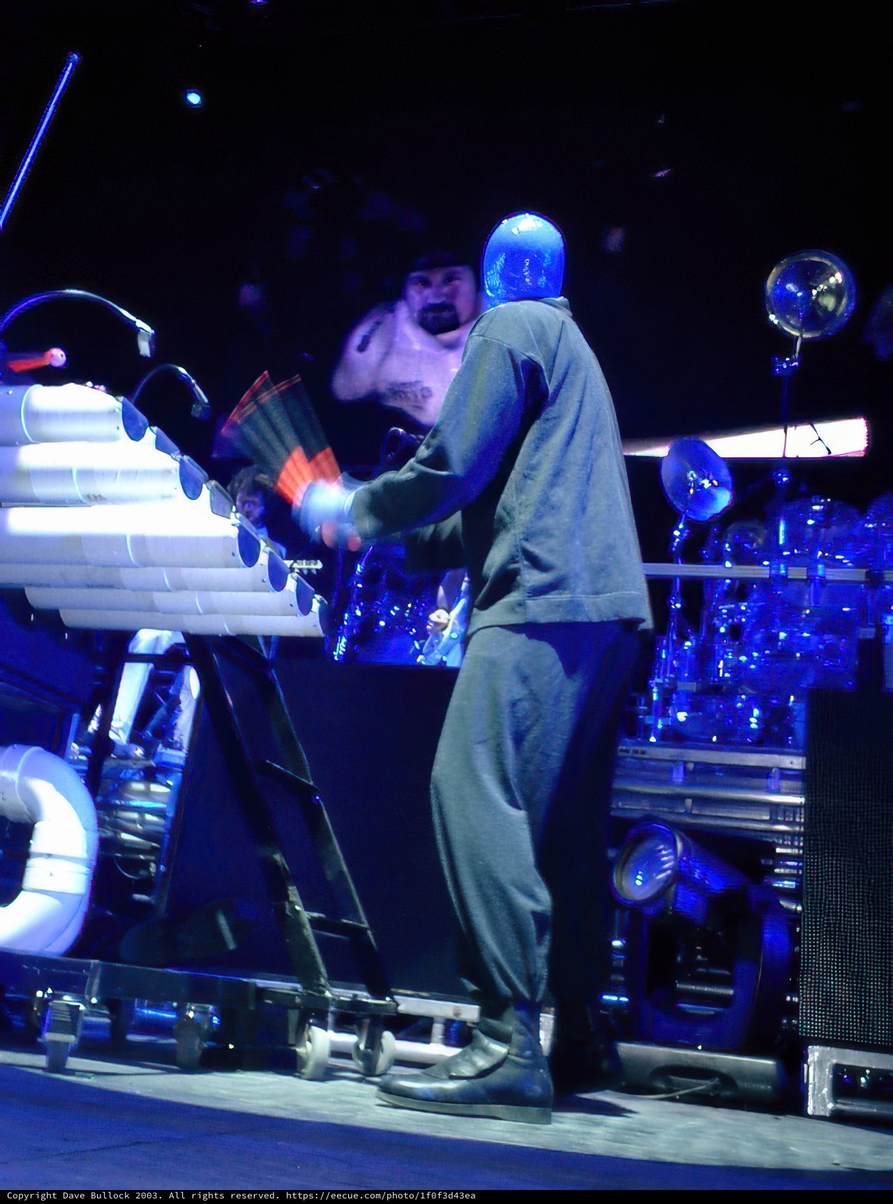 Blue Man Group rocks Coachella stage