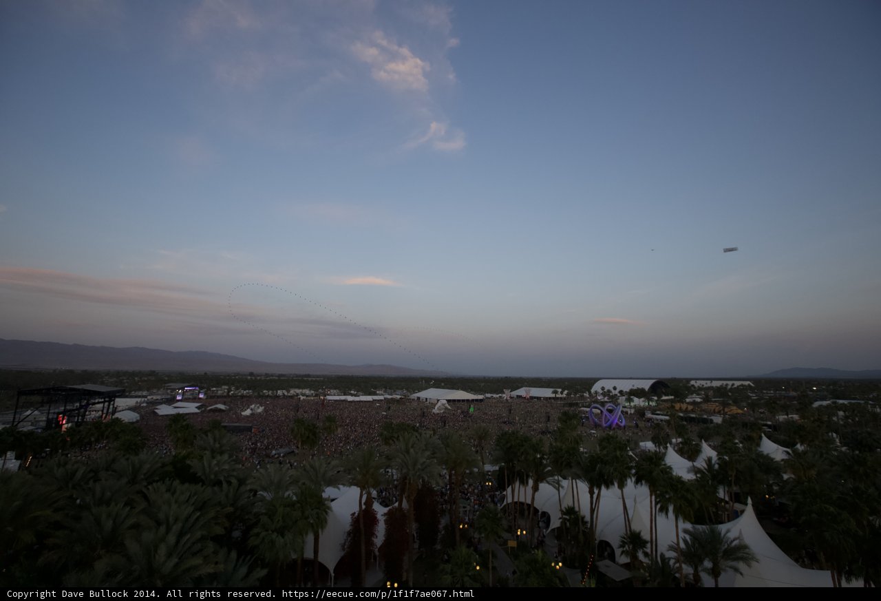 View from the Hill at Coachella