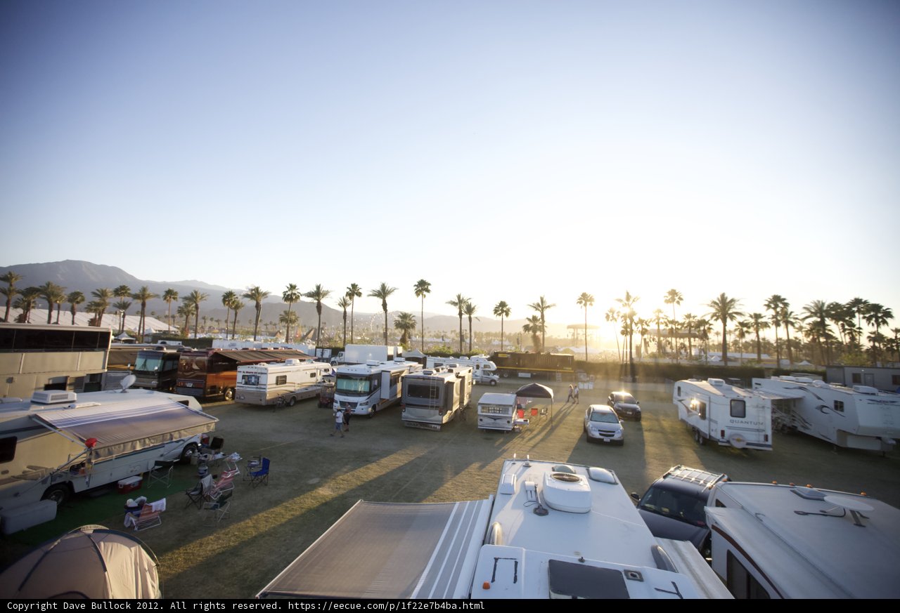 Nighttime Festivities at Coachella Valley