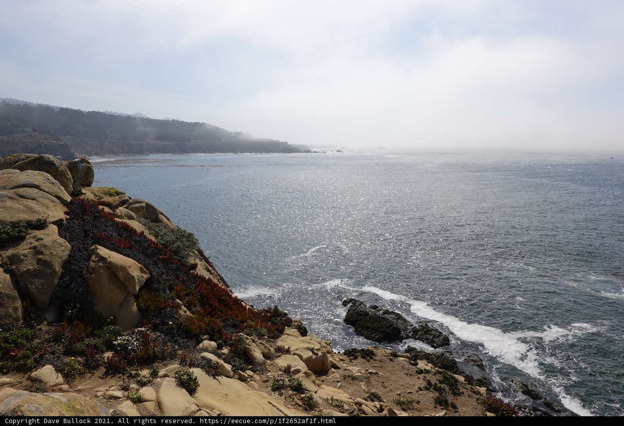 Promontory Overlooking the Rolling Sea