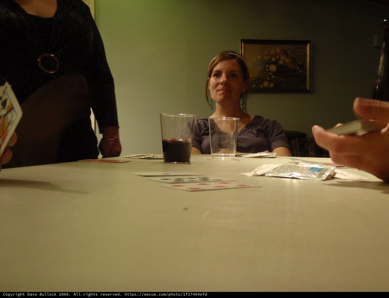 Card Game Night at a Wedding Celebration