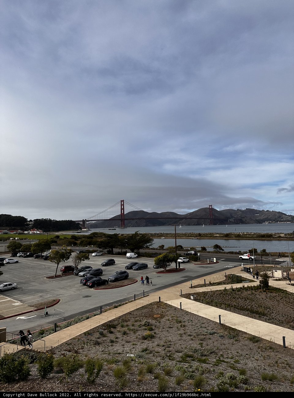 Golden Gate Bridge View from Hilltop