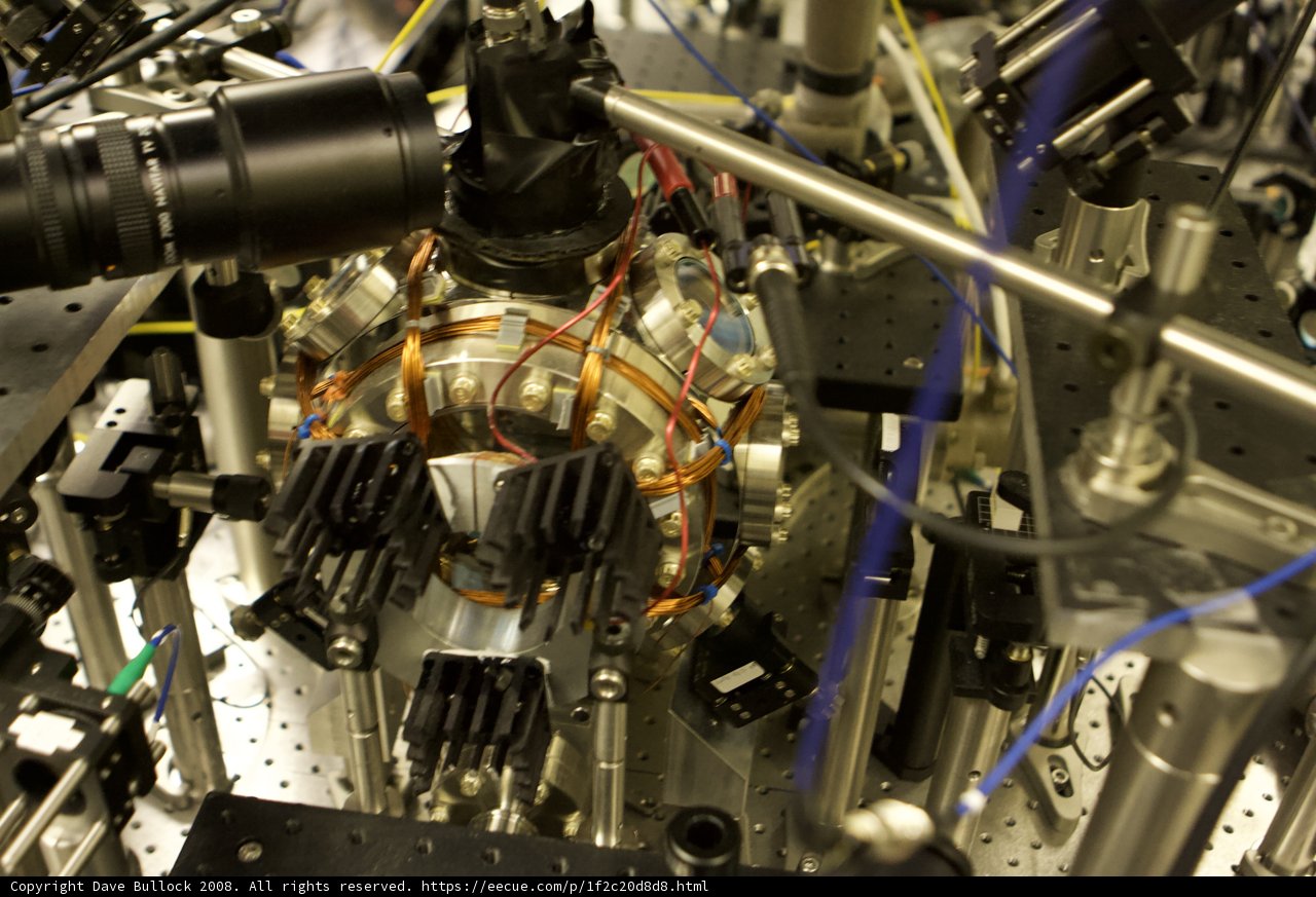 Quantum Machine with Electrical Wires