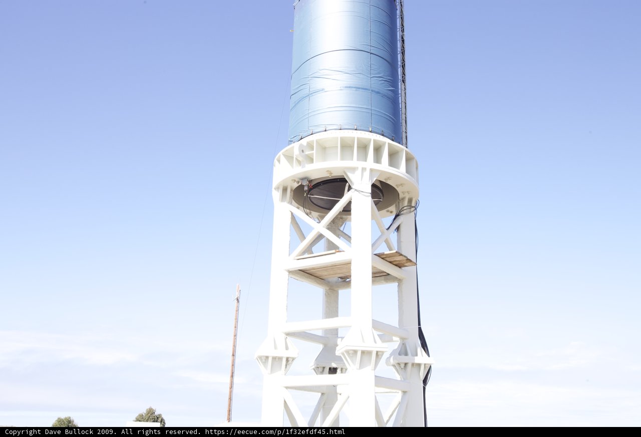 Towering Beacon by the Blue Sky