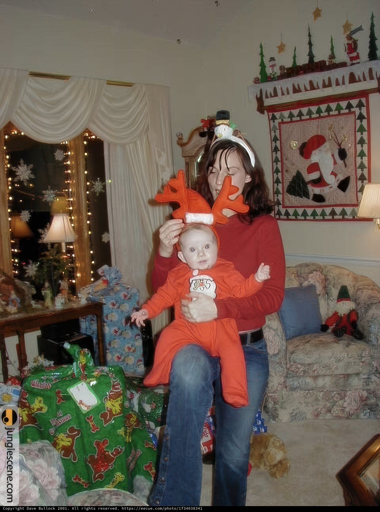 Mommy and Me in our Christmas Best