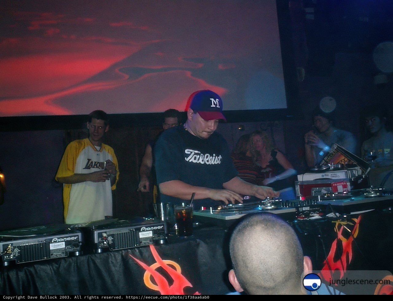 Mix Master Mike Entertains the Crowd in his Baseball Cap
