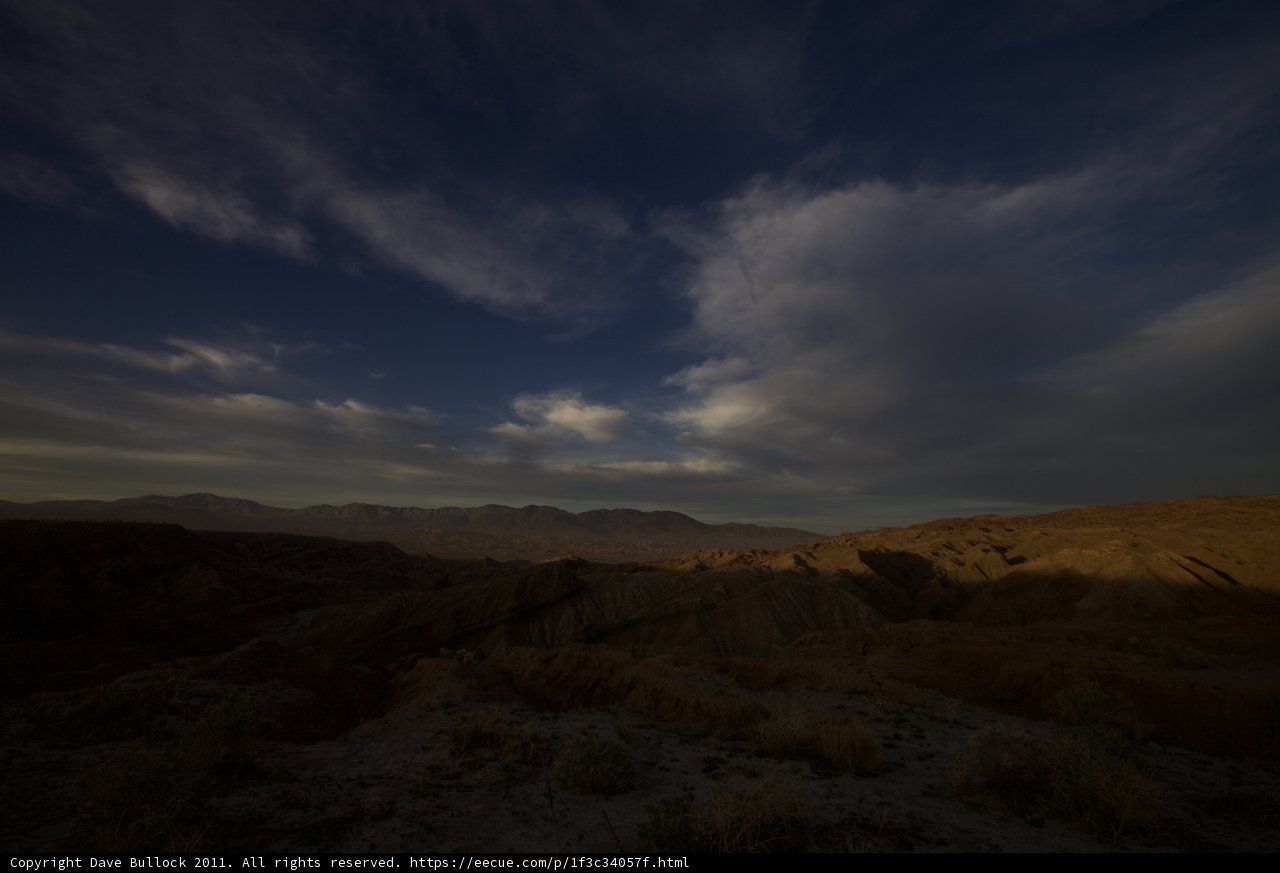 Moody Skies over Anza Borrego