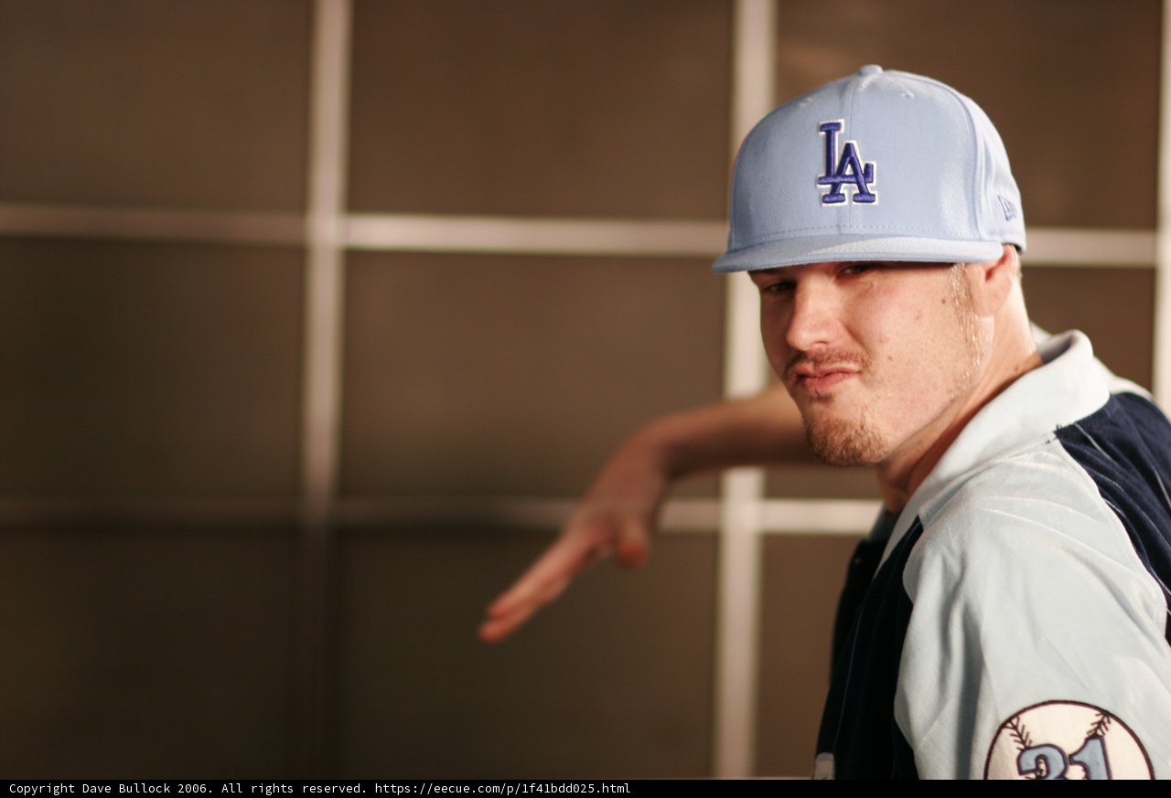 Blue Hat Man