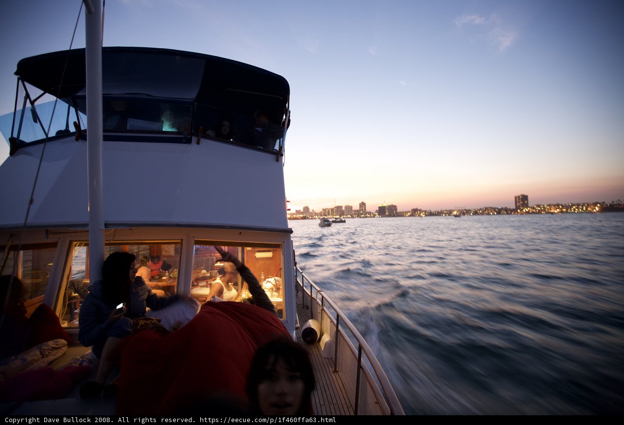 Sunset Boat Ride with City View