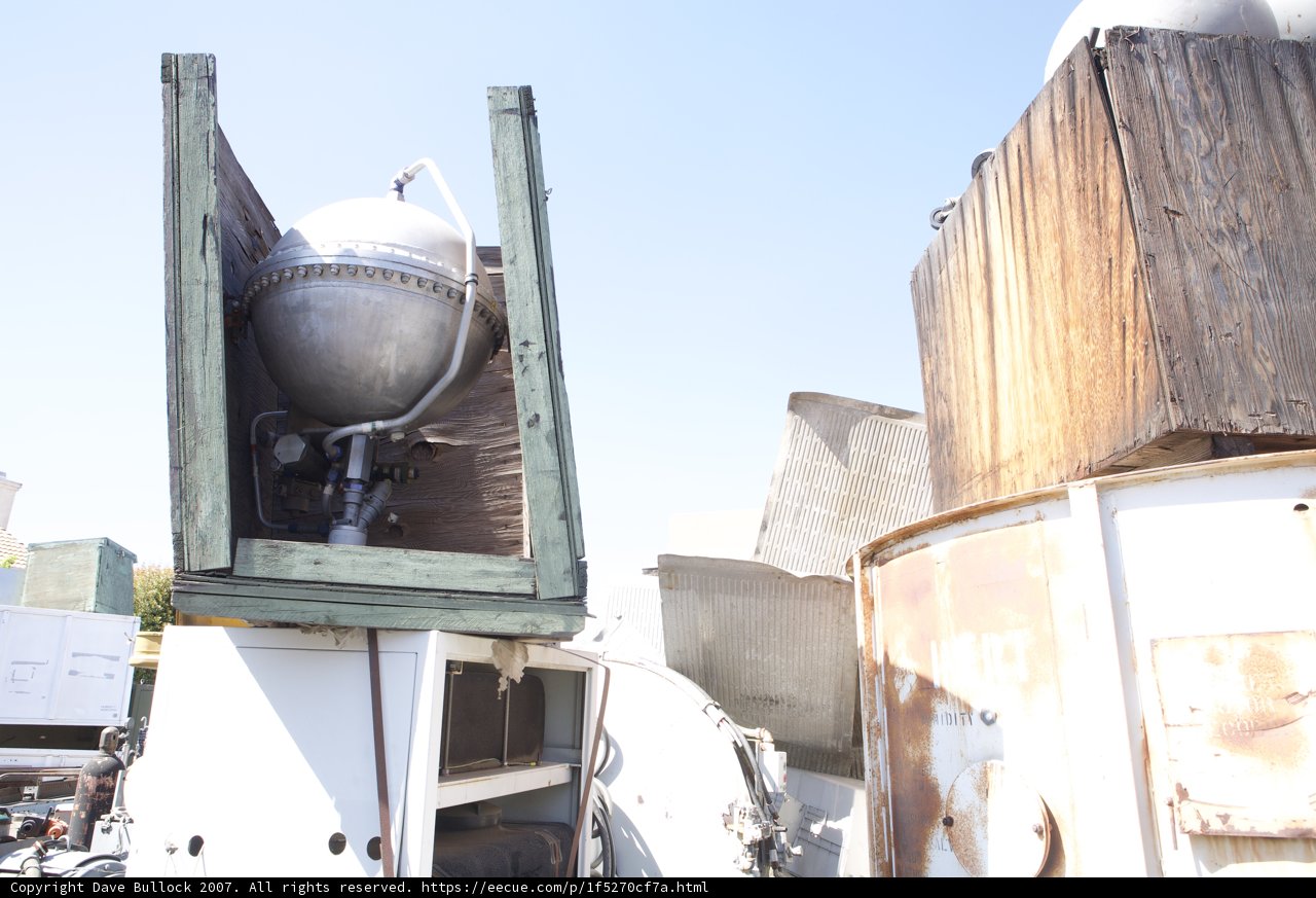 The Giant Metal Sphere on Top of the Wooden Brewery