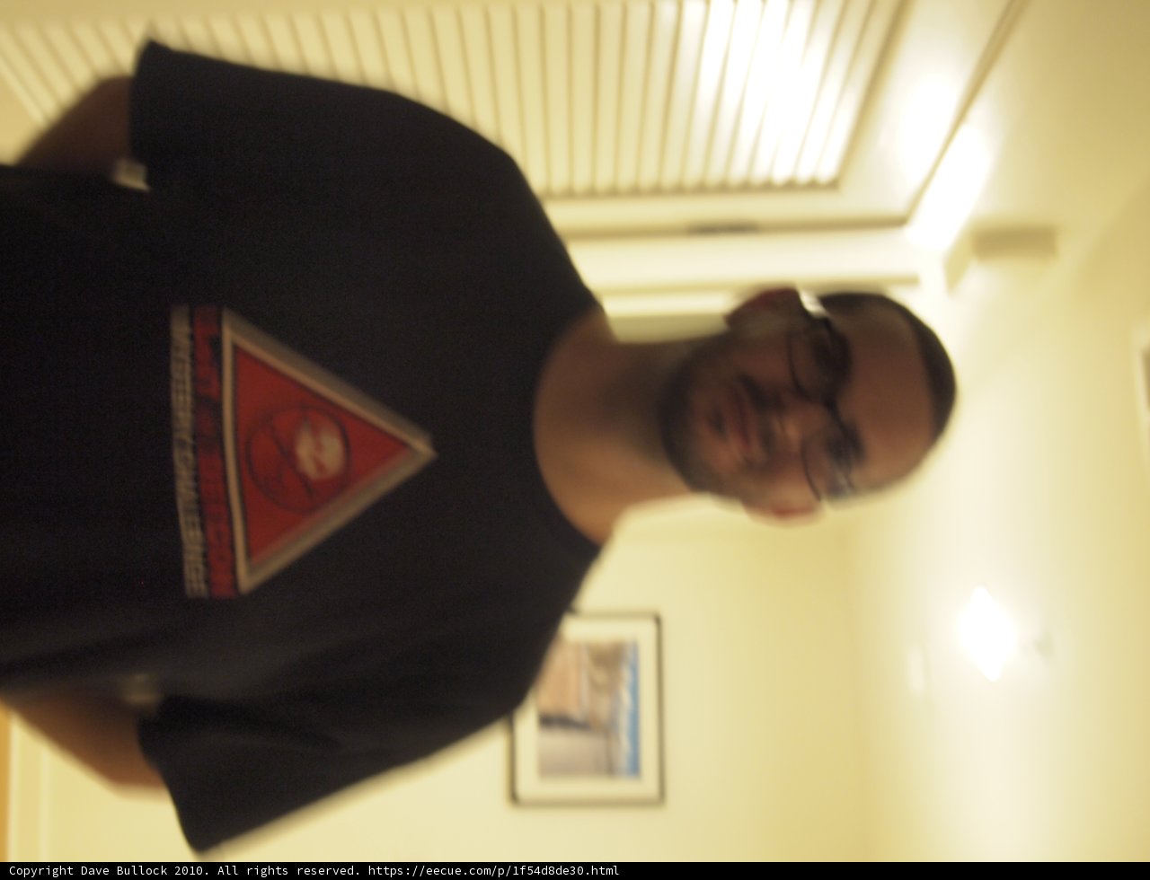Dave B in his Artistic T-Shirt