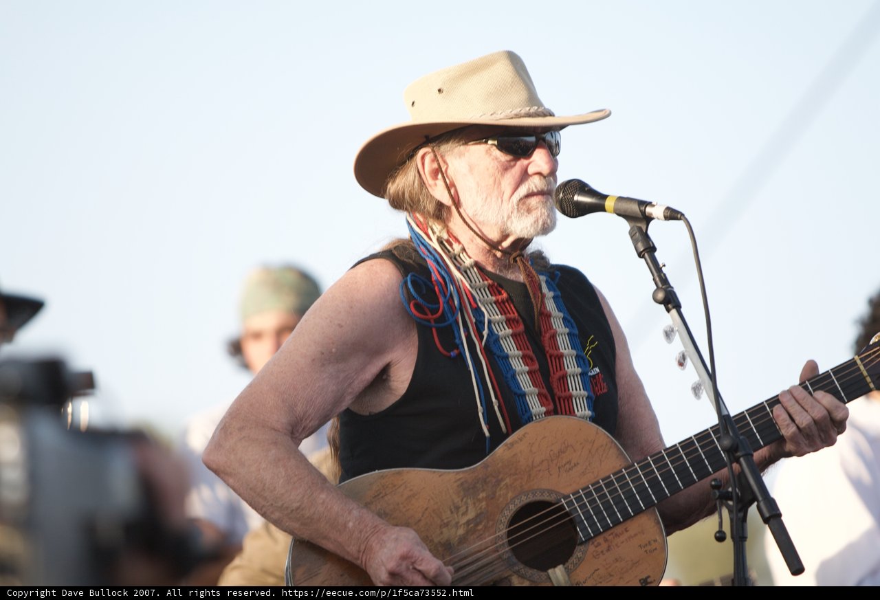 Willie Nelson Performed Live at Coachella in 2007
