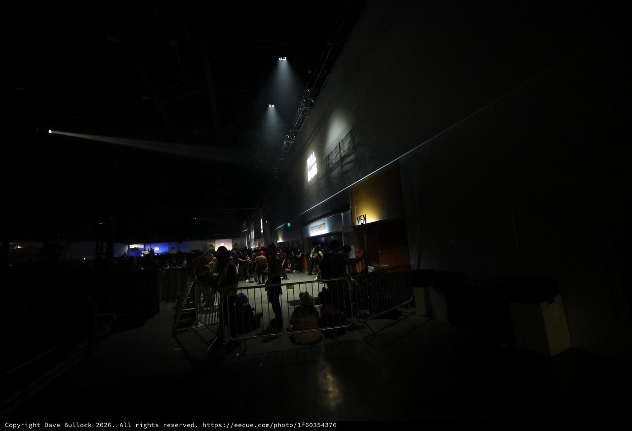 Crowd Gathers in Darkness at Wobbleland Festival