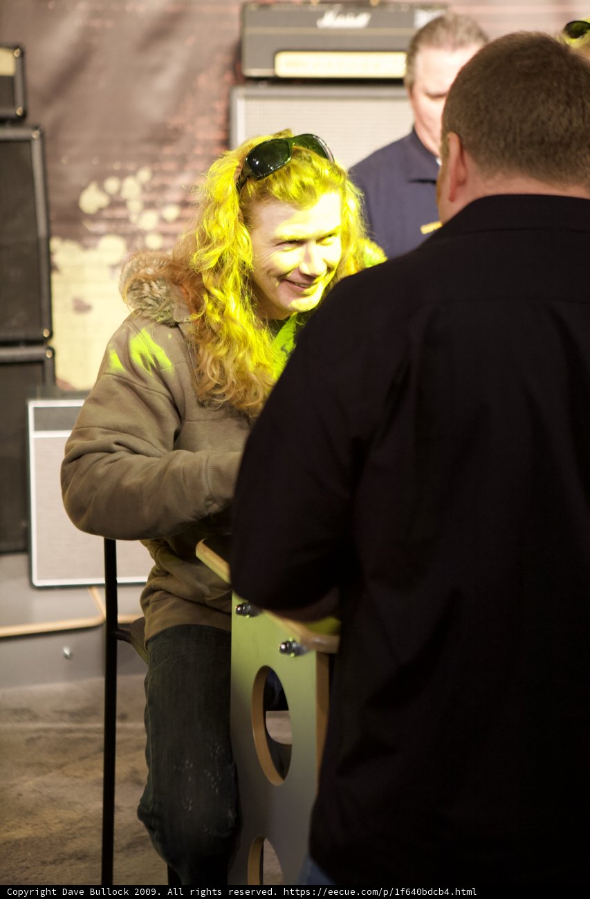Dave Mustaine Rocks a Long-Haired Look