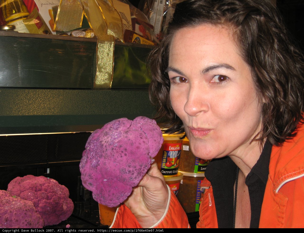 Woman Holds a Mysterious Purple Rock