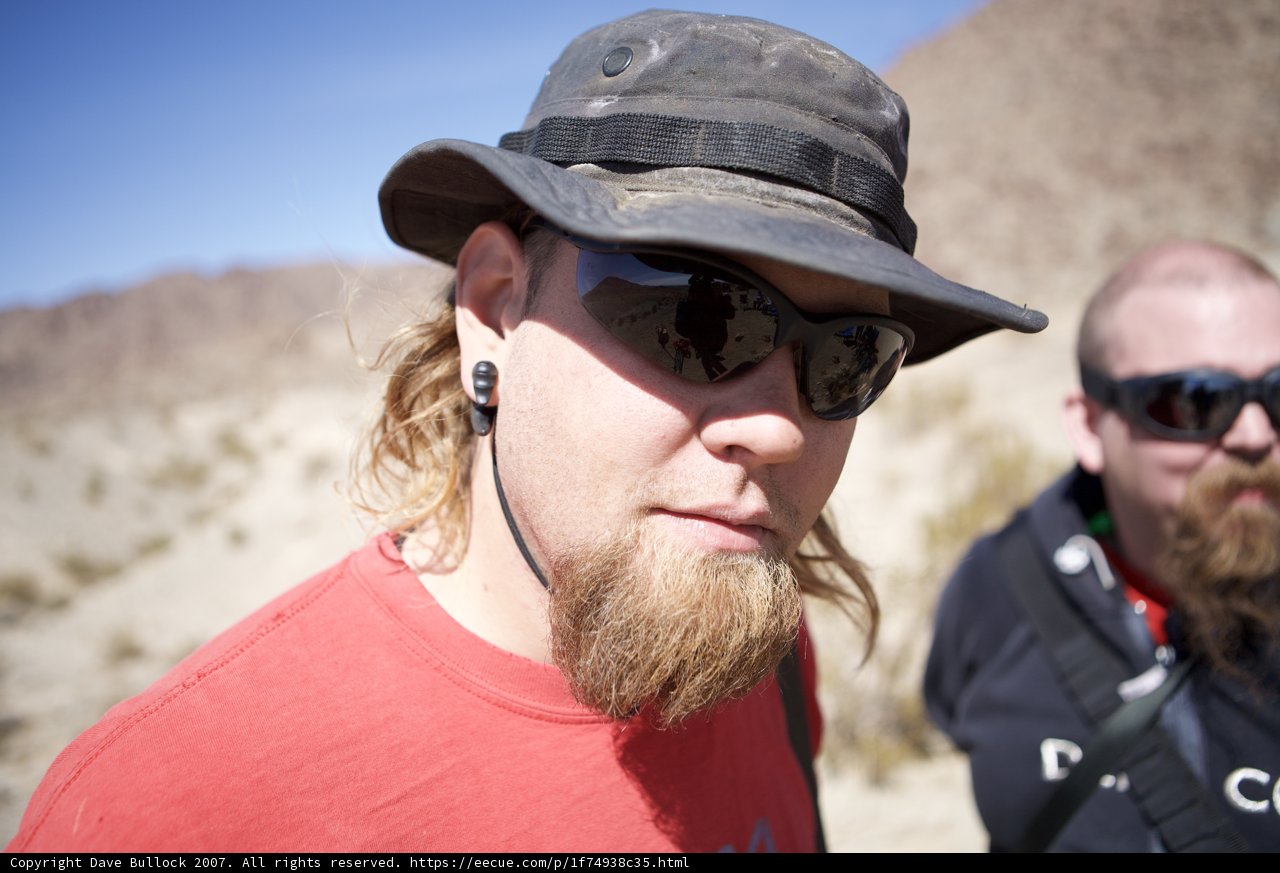 Cool Dude in Shades and Sun Hat