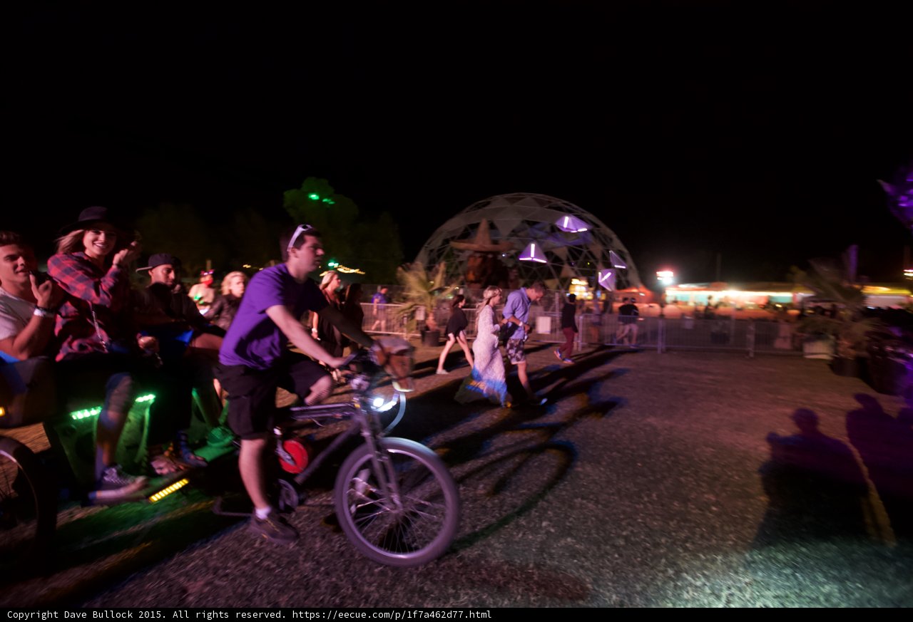 Pedicab Ride at Coachella
