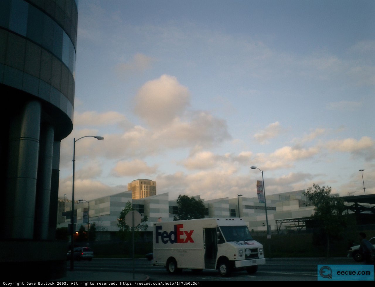 FedEx Truck on the Move