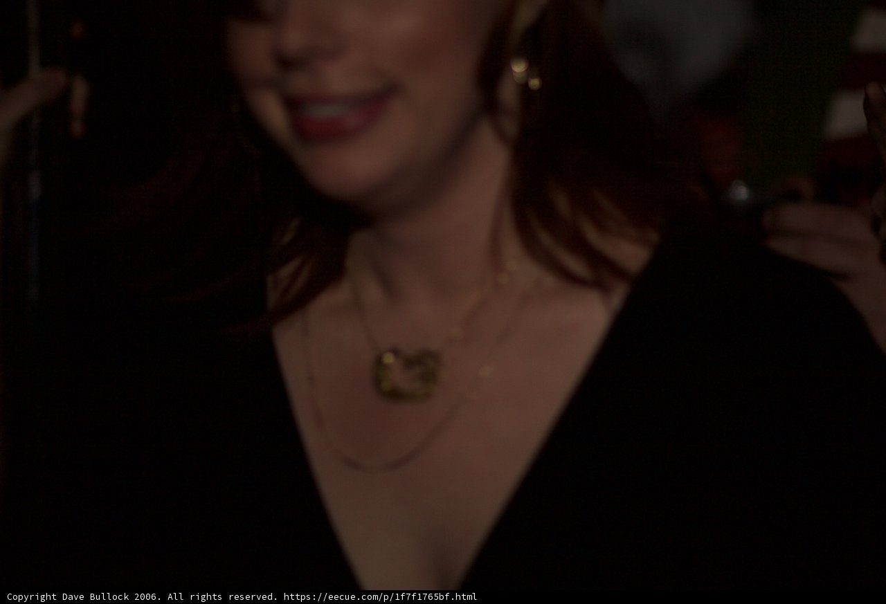 The Woman in Black and Diamonds