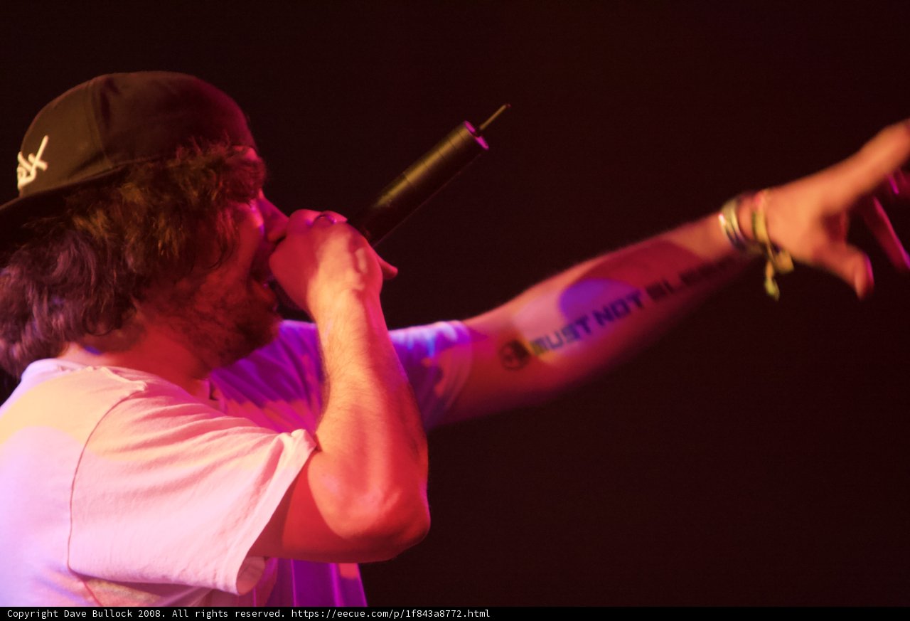 Tattooed Singer Takes Coachella Stage with Mic in Hand