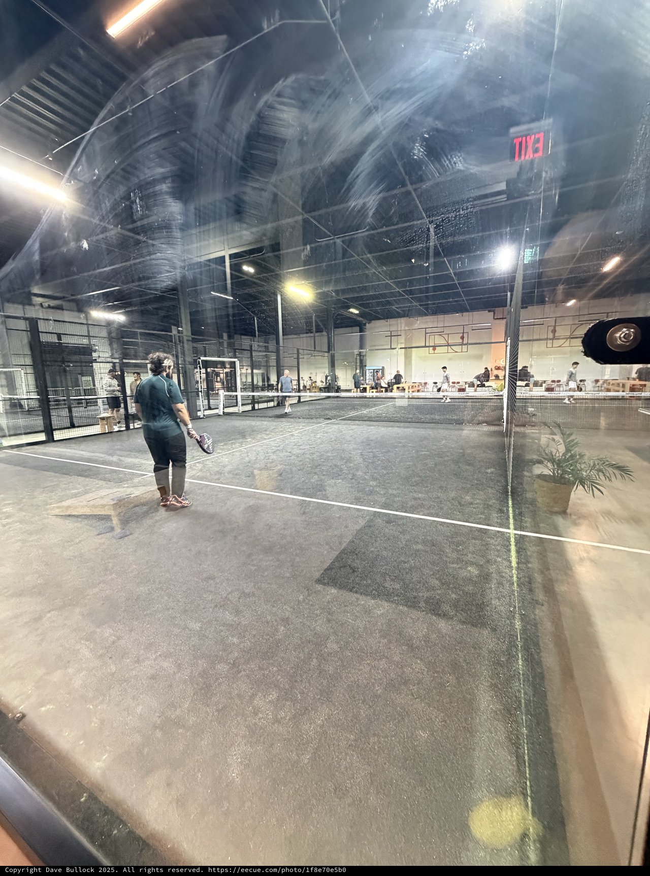 Indoor Padel Tennis Court at Modern Sports Facility