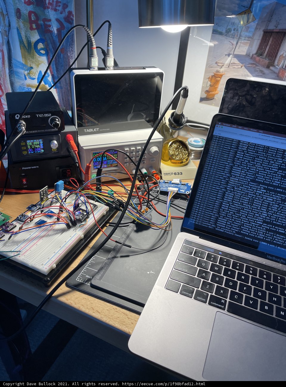 Dual Laptops on Wooden Desk