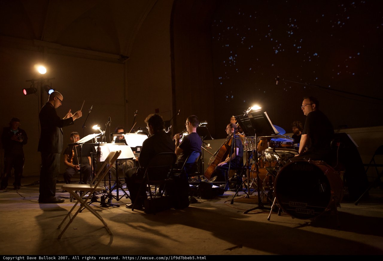 Concert Performance in a Dark Room