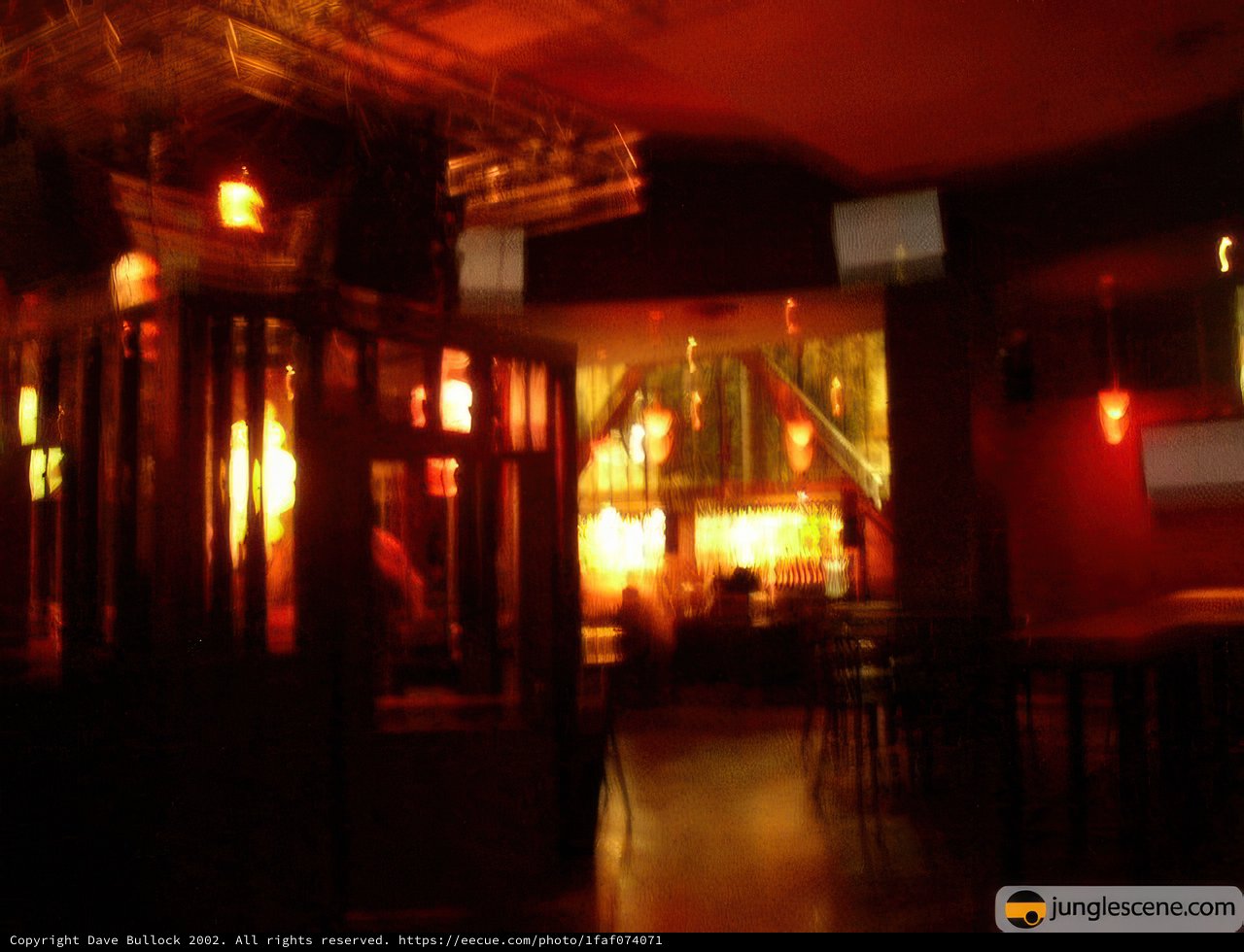 Blurry Nightlife at the Urban Pub