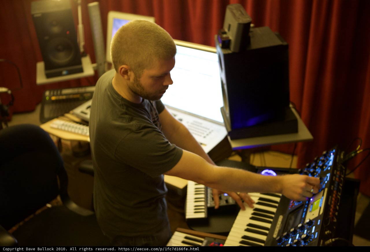 Morgan Page Creates Melodic Magic in the Studio